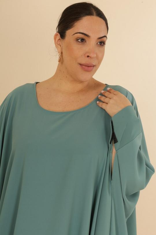 Abaya Femme Vert d eau J JEANS AB183 Efashion Paris