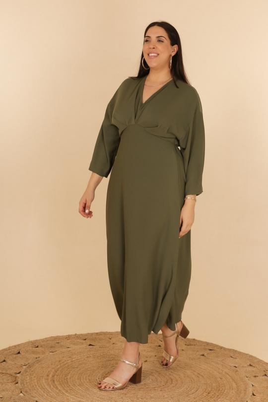 Abaya Femme Kaki J JEANS AB194 Efashion Paris