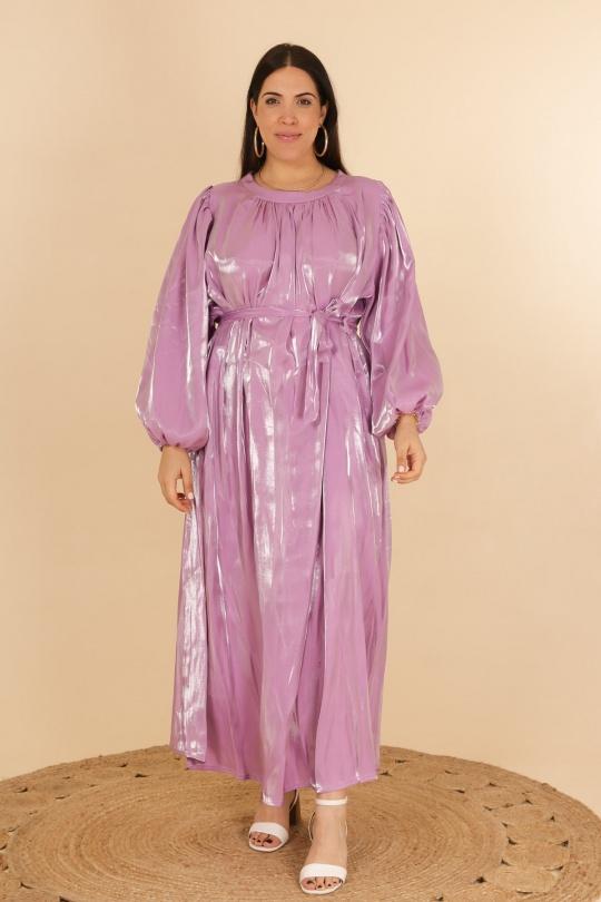 Abaya Femme Violet J JEANS AB195 Efashion Paris