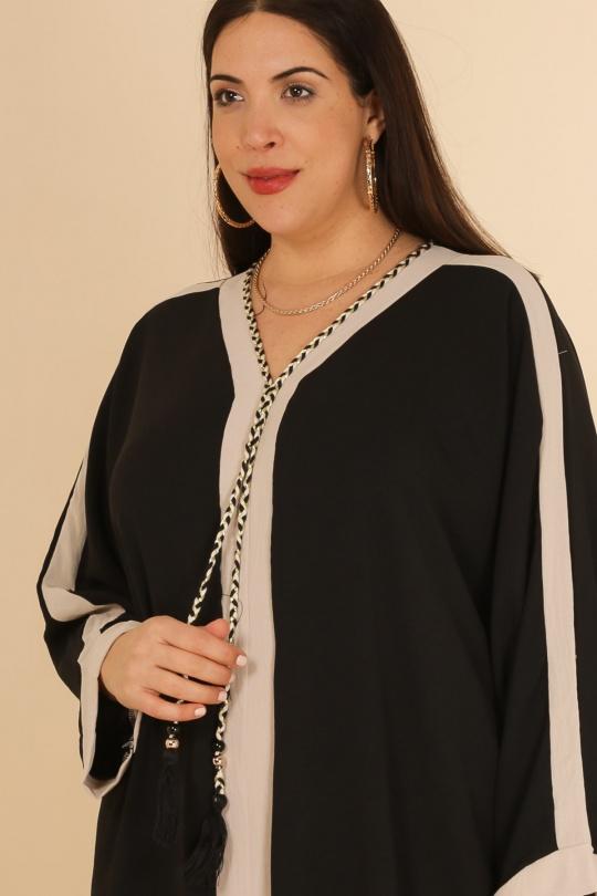 Abaya Femme Bleu J JEANS AB196 Efashion Paris