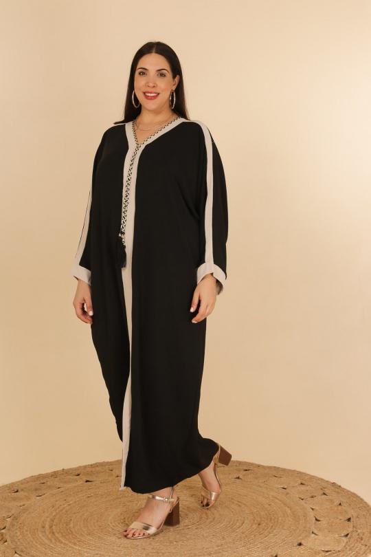 Abaya Femme Bleu J JEANS AB196 Efashion Paris