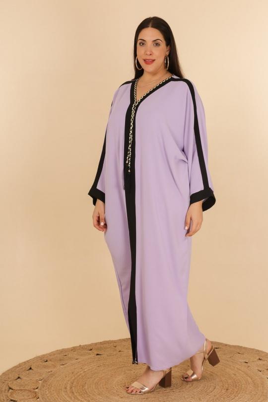 Abaya Femme Bleu J JEANS AB196 Efashion Paris