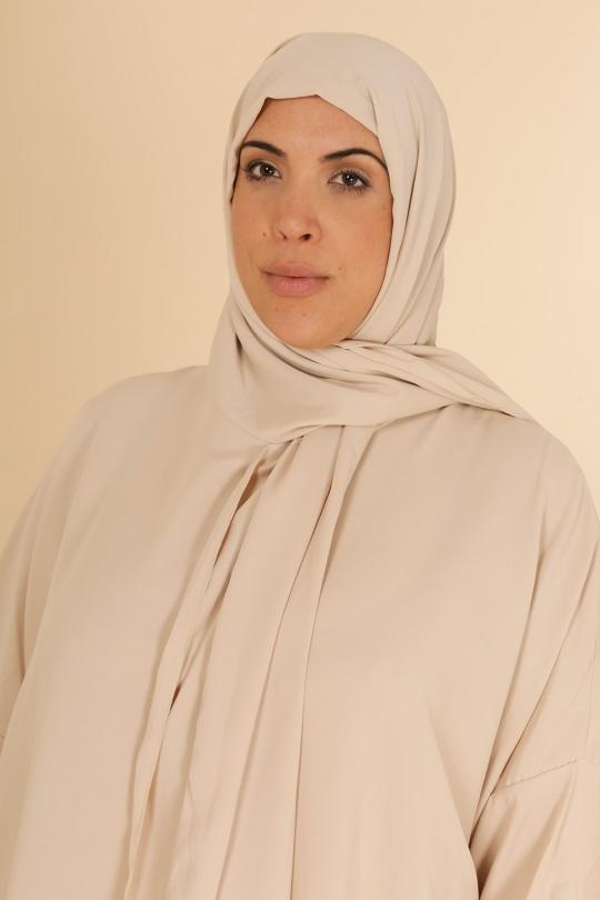 Abaya Femme Beige J JEANS AB197 Efashion Paris