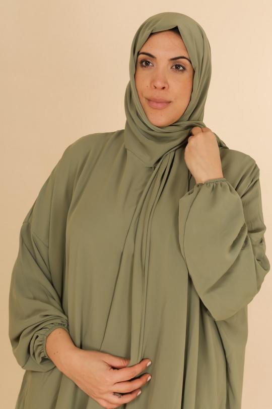 Abaya Femme Beige J JEANS AB197 Efashion Paris
