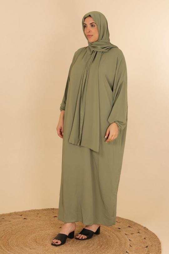 Abaya Femme Beige J JEANS AB197 Efashion Paris