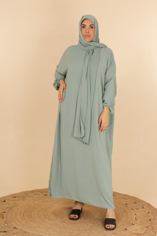 Abaya Femme Beige J JEANS AB197 Efashion Paris