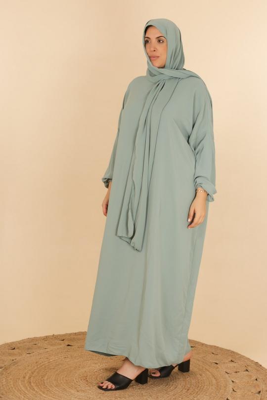 Abaya Femme Beige J JEANS AB197 Efashion Paris