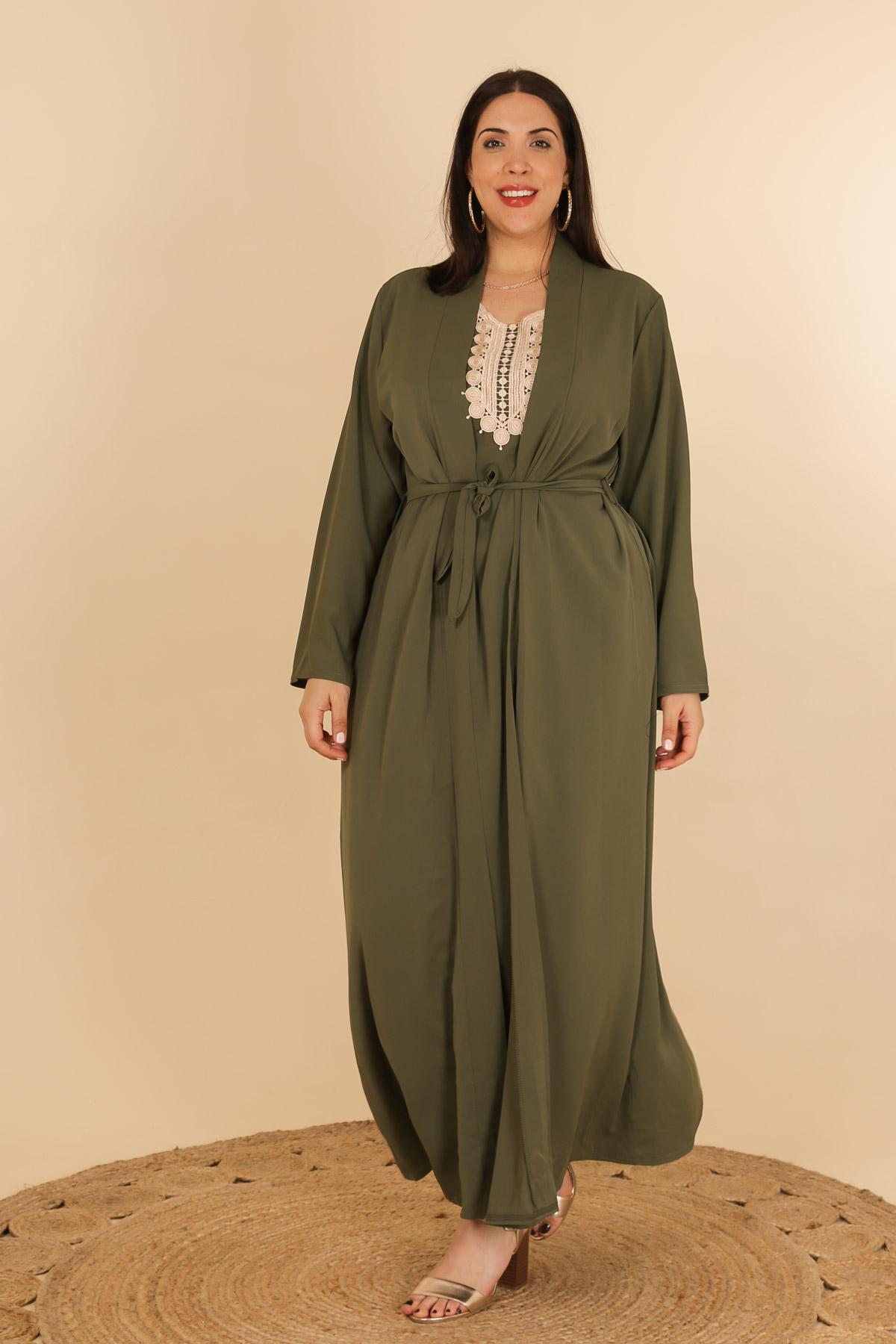 Abaya Femme Kaki J JEANS AB171 #c Efashion Paris