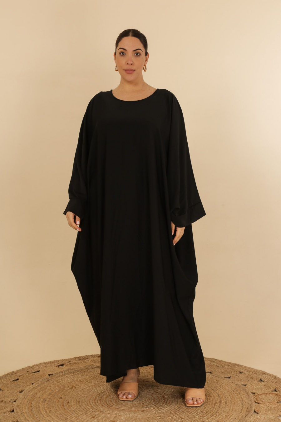 Abaya Femme Noir J JEANS AB175 #c Efashion Paris