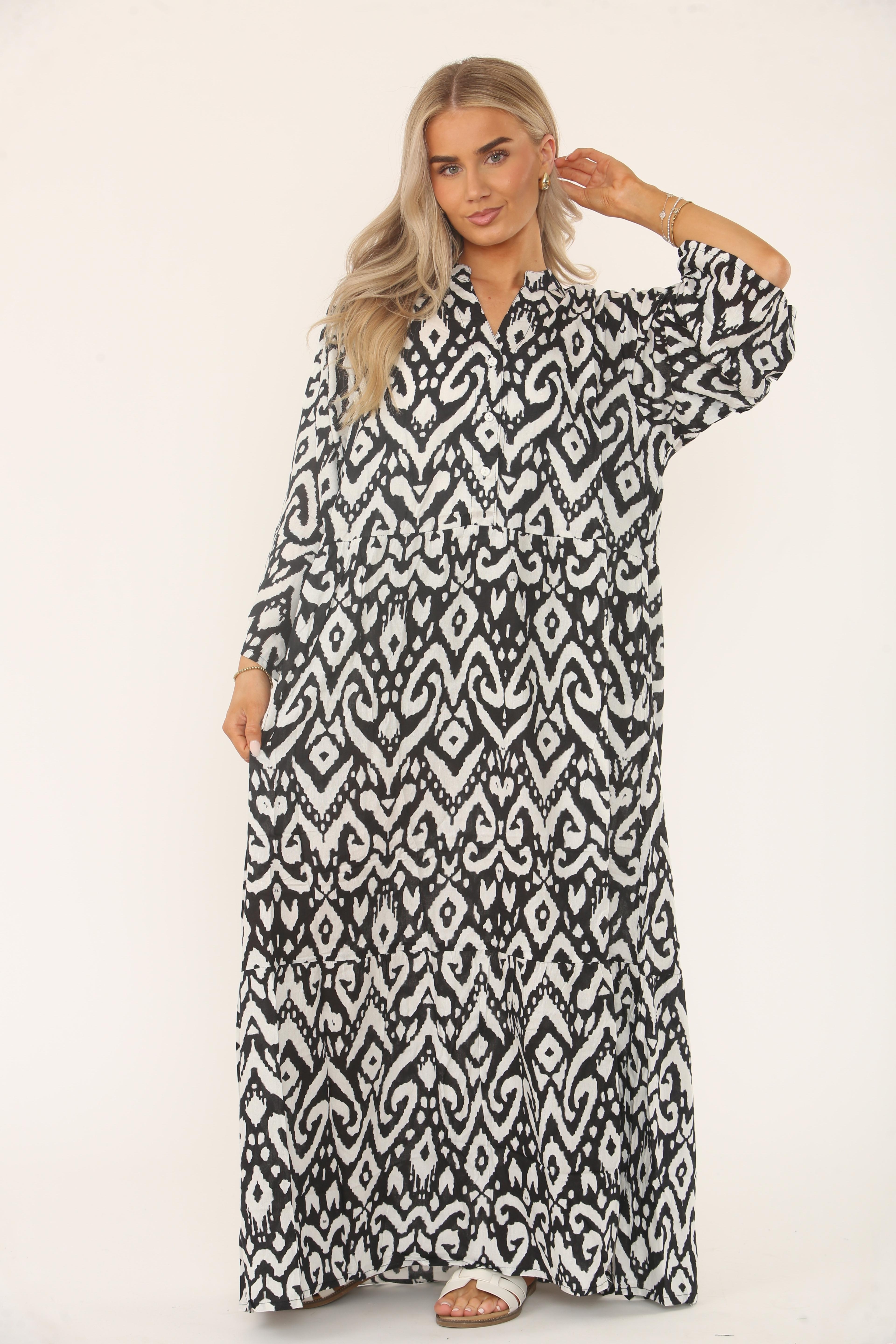 Robes longues Femme Couleurs mélangées SUMEL 1233 #c Efashion Paris