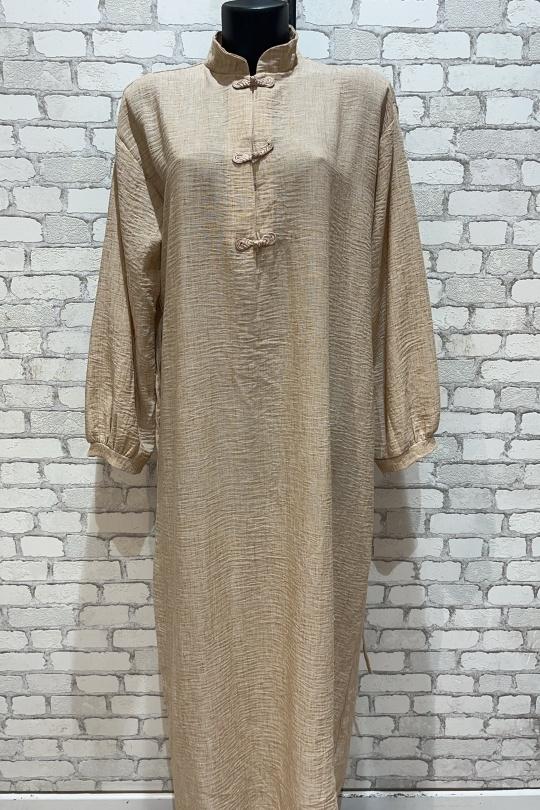 Vestidos largos Mujer Beige MY STYLE 1274 Efashion Paris