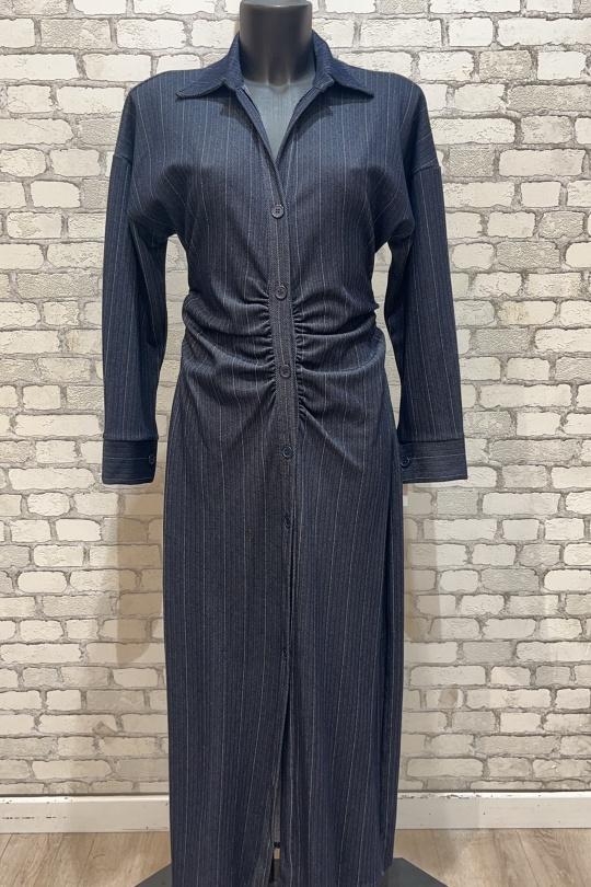 Abiti al polpaccio Donna Marine blue MY STYLE 90292-2 Efashion Paris