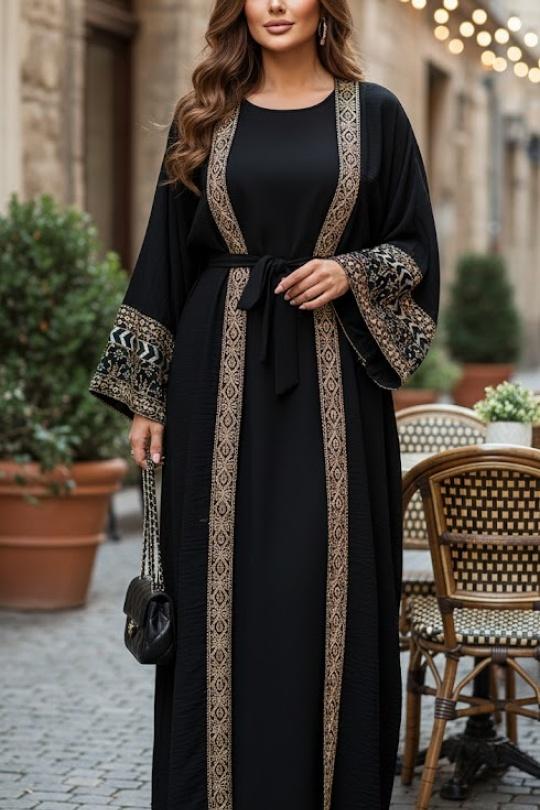 Abaya Femme Blanc MY STYLE 285 Efashion Paris