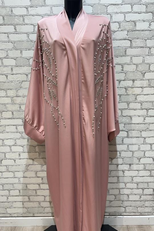 Abaya Femme Beige MY STYLE D3002 Efashion Paris