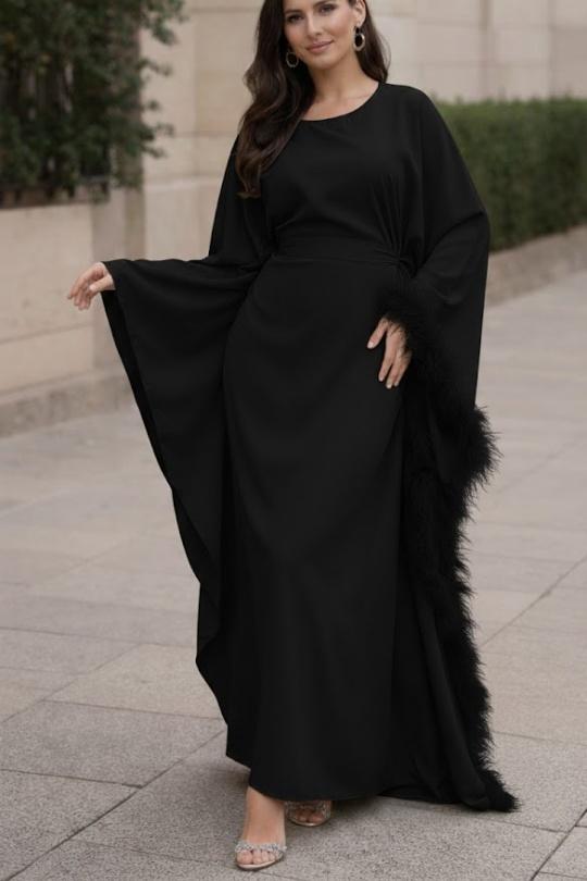 Abaya Femme Vert sapin MY STYLE 318 Efashion Paris