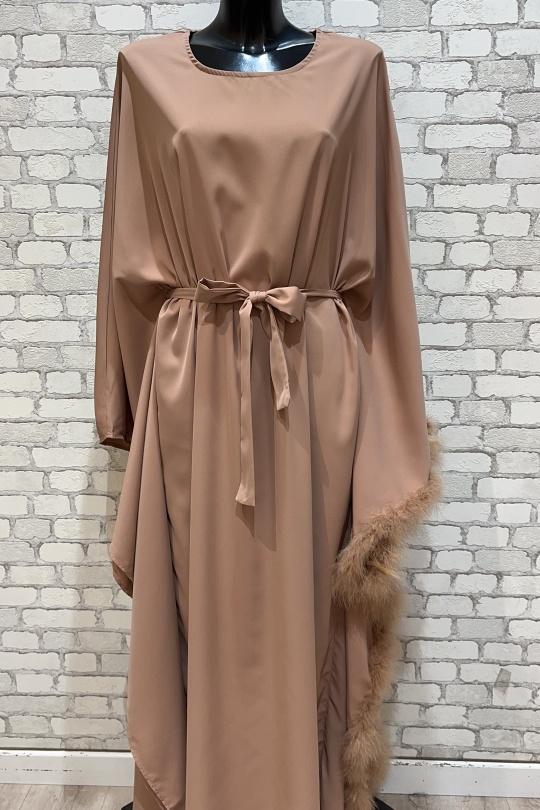Abaya Femme Vert sapin MY STYLE 318 Efashion Paris