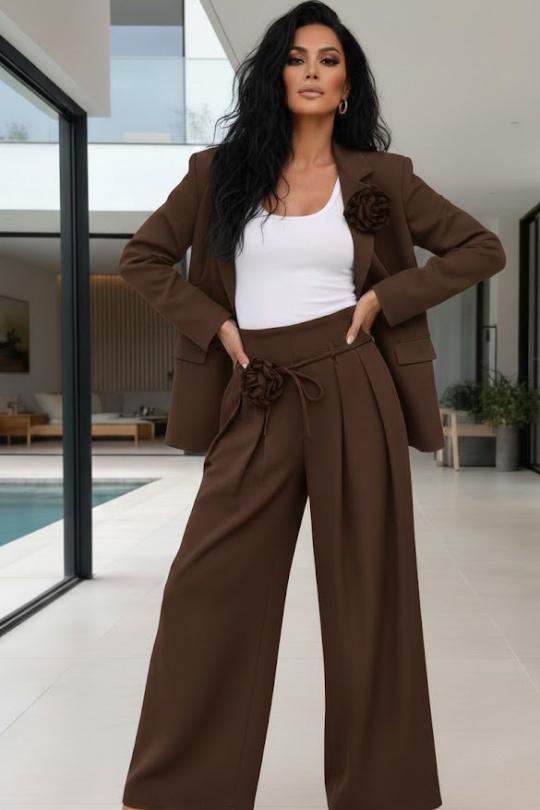 Sets Women Taupe MY STYLE 25174 Efashion Paris