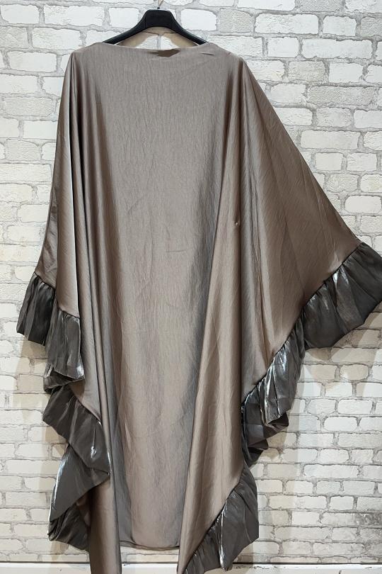 Abaya Femme Marron MY STYLE 10813 Efashion Paris