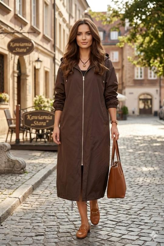 Trench coats Women Brown MY STYLE 90256 Efashion Paris