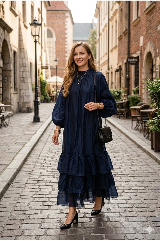 Robes longues Femme Marron MY STYLE M50262 Efashion Paris