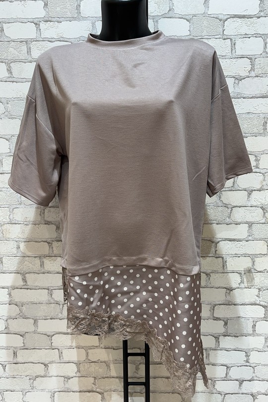 T-shirts Femme Bleu MY STYLE M60638 Efashion Paris
