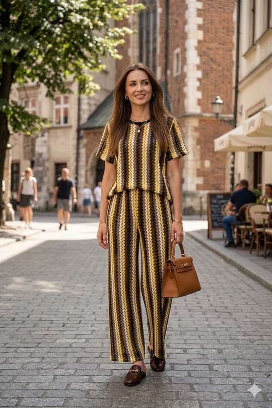 Ensembles Femme Jaune MY STYLE 26874 Efashion Paris