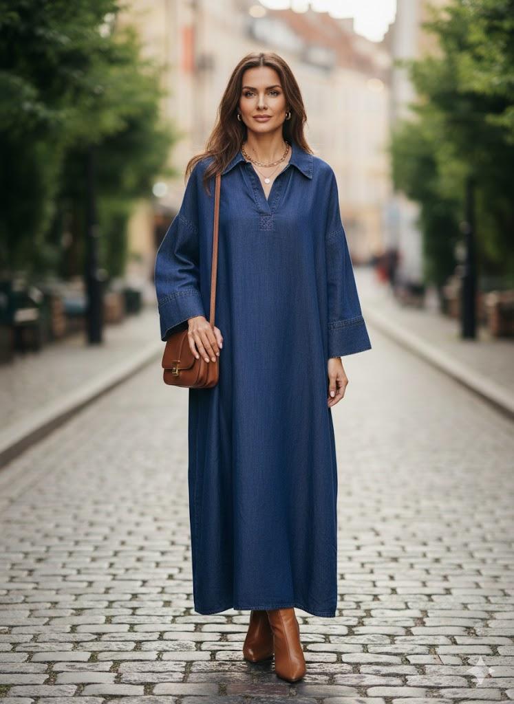 Robes longues Femme Marine MY STYLE 90212 #c Efashion Paris