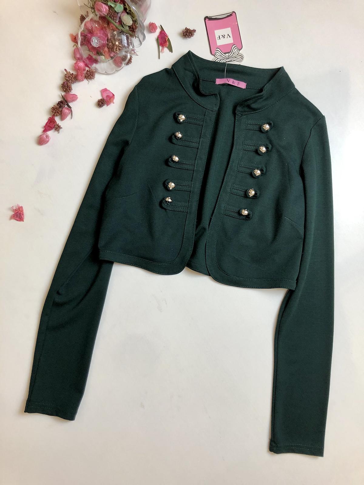 Chaquetas Mujer Green Vera Fashion 1126 #c Efashion Paris