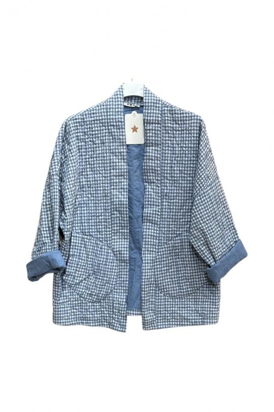 Vestes  Femme Jean WILLOW VESTE VICHY MATELASSÉE Efashion Paris