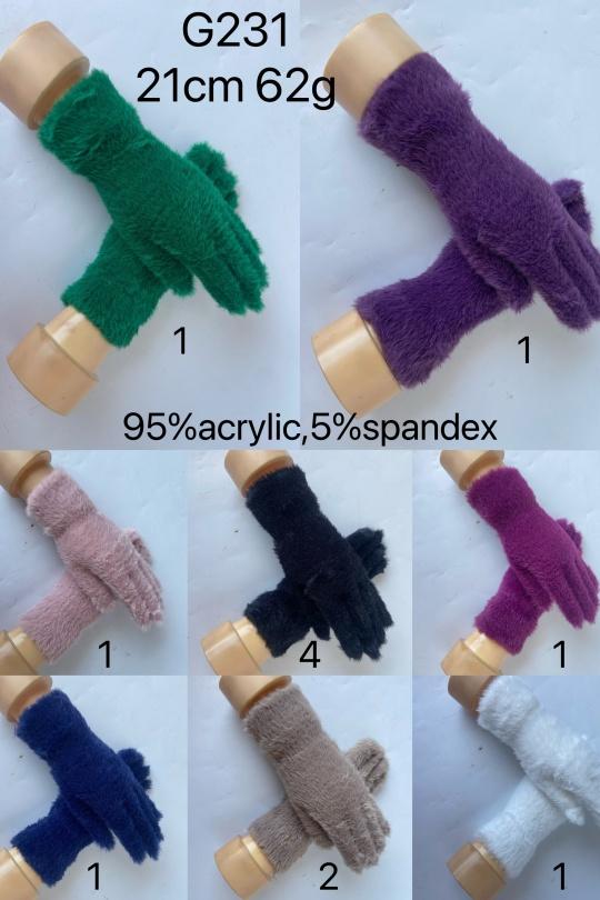 Guantes Complementos Colores mixtos Mac moda G231 Efashion Paris