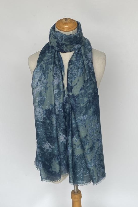 Foulards Accessoires Bleu Mac moda 1447 Efashion Paris