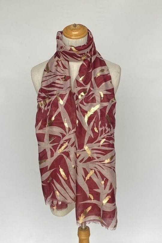 Écharpes Accessoires Bordeaux Mac moda 16595 Efashion Paris