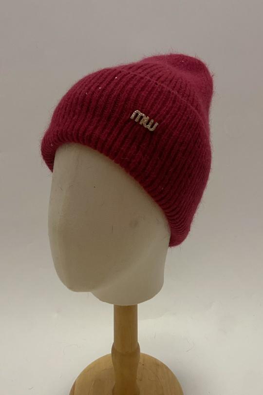 Bonnets Accessoires Bordeaux Mac moda D374 Efashion Paris