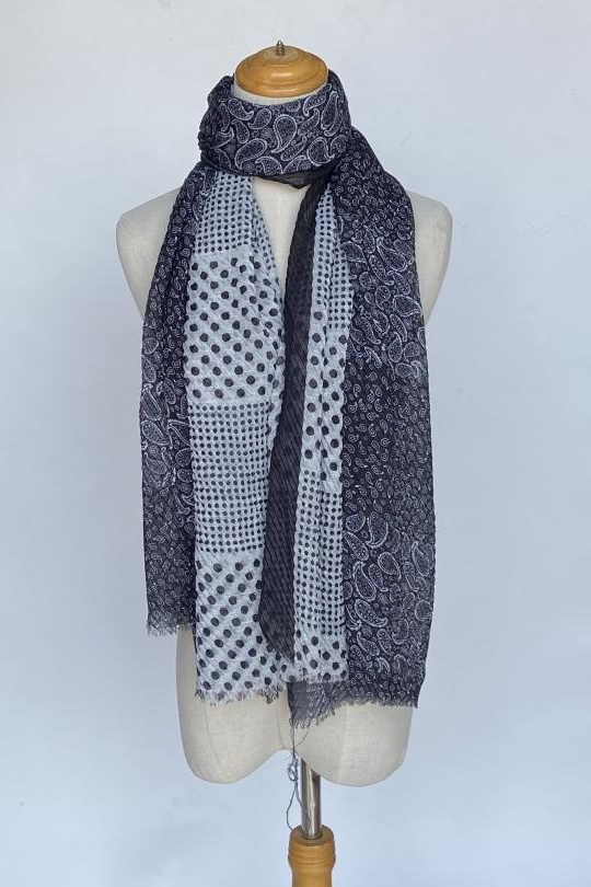 Écharpes Accessoires Bleu Mac moda 3304 Efashion Paris