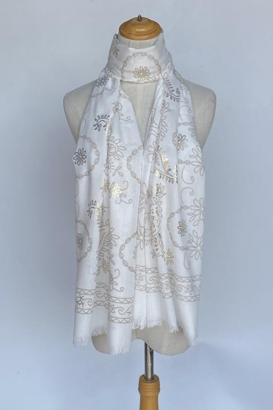 Écharpes Accessoires Jaune Mac moda 77442 Efashion Paris