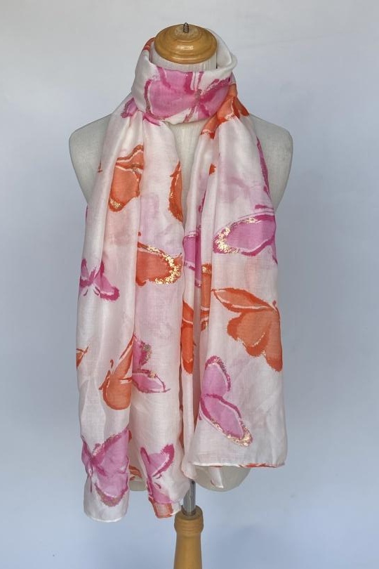 Scarves Accessories Pink Mac moda 26205 Efashion Paris