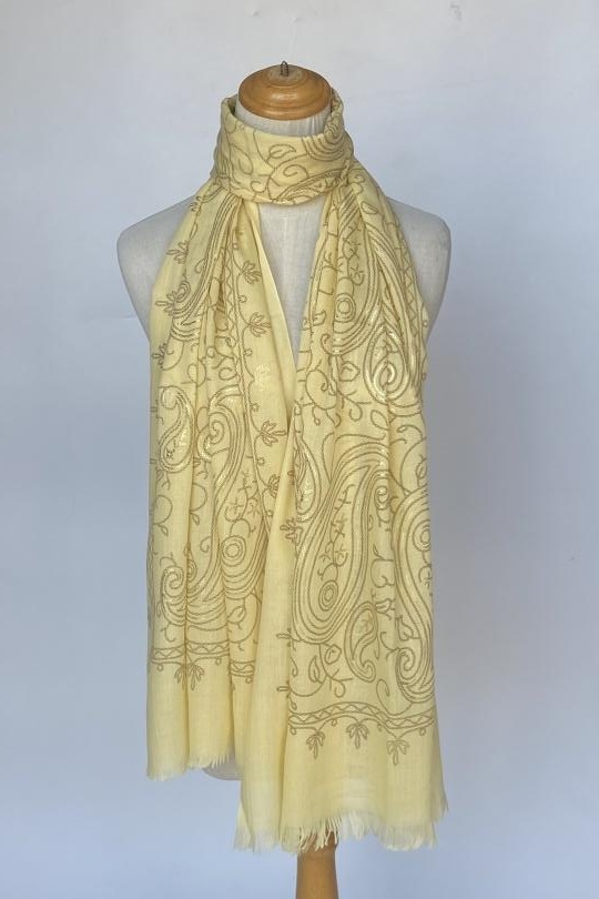 Écharpes Accessoires Ecru Mac moda 77441 Efashion Paris