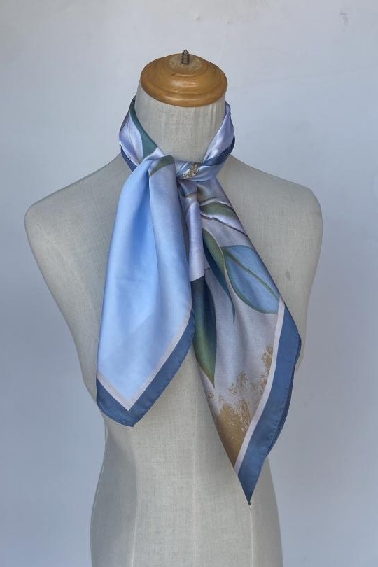 Foulards Accessoires Bleu Mac moda 38328-60 Efashion Paris