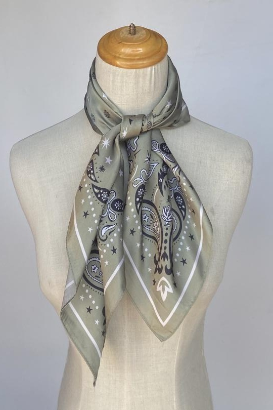 Foulards Accessoires Kaki Mac moda 38328-20 Efashion Paris