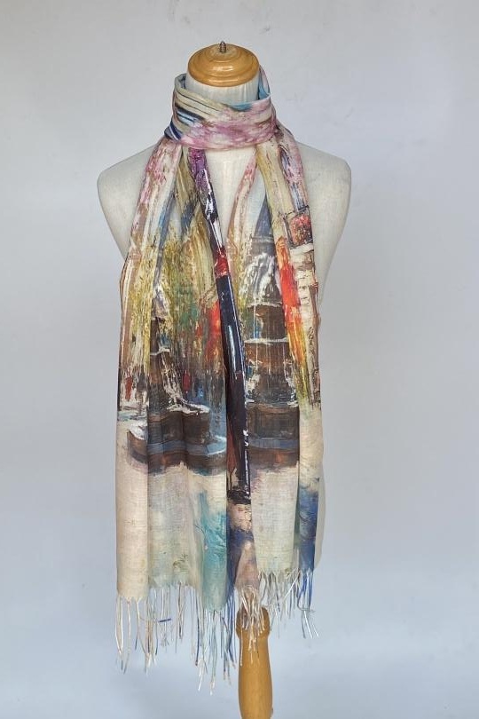 Écharpes Accessoires Rose Mac moda 24198-4 Efashion Paris