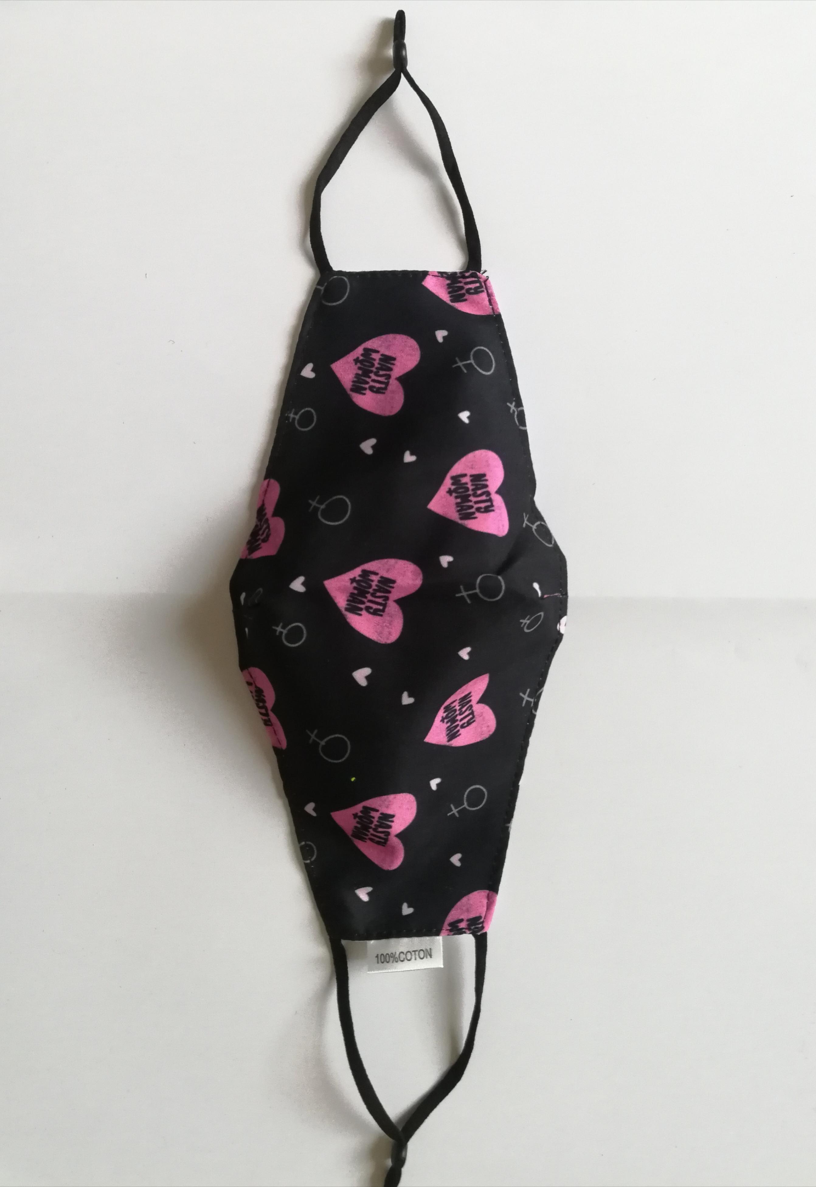 Masques Accessoires Noir Mac moda COEUR #c Efashion Paris