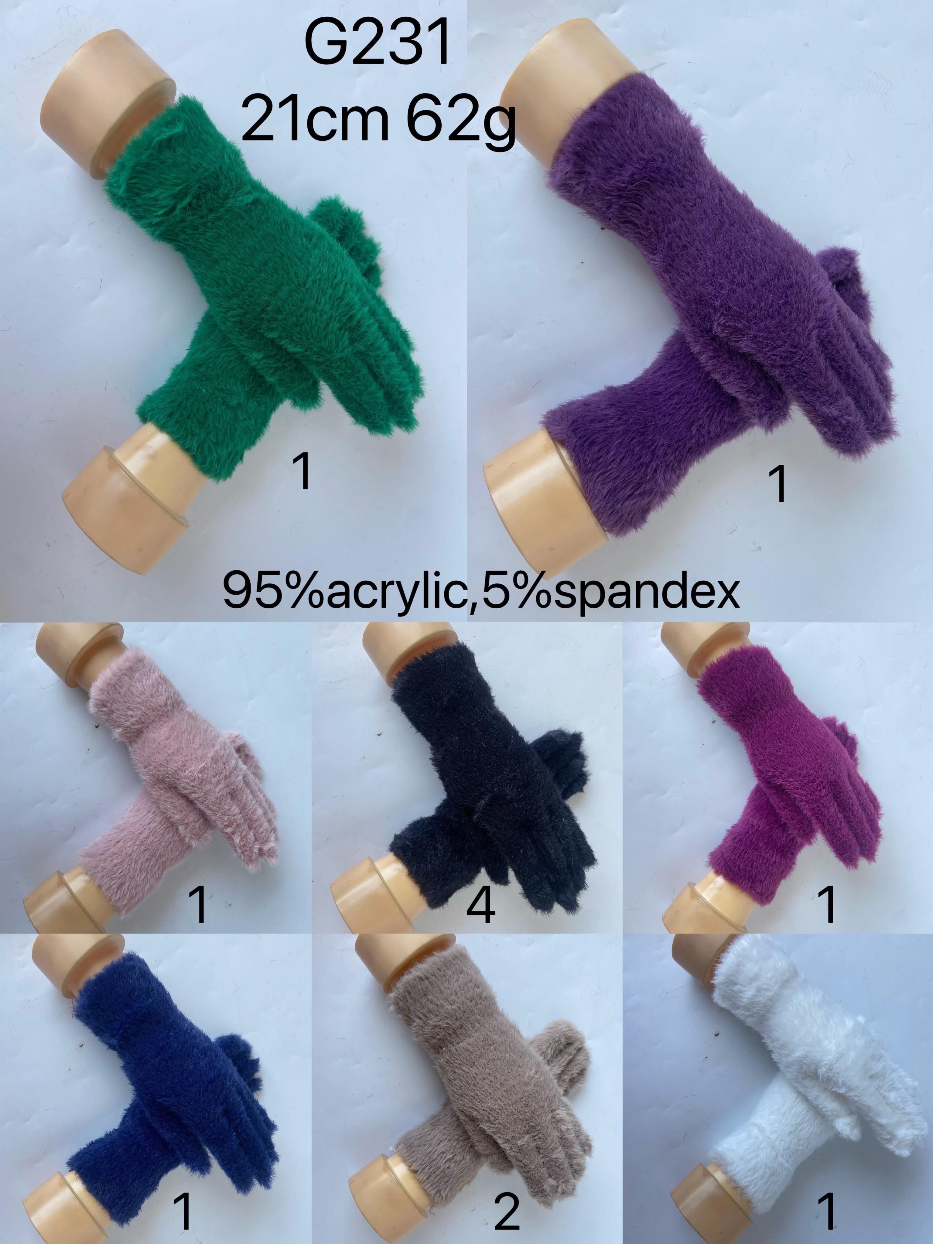 Guantes Complementos Colores mixtos Mac moda G231 #c Efashion Paris