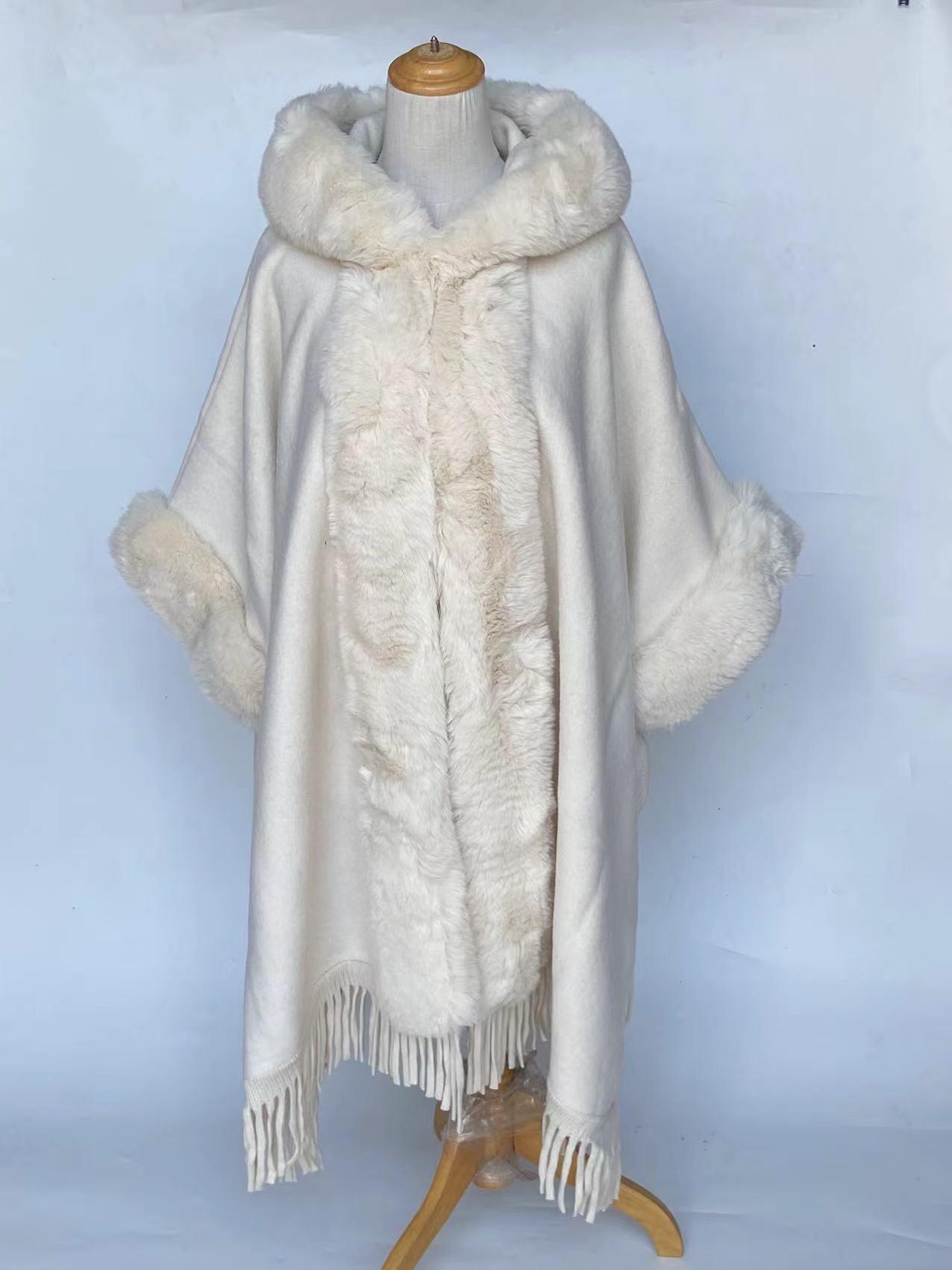Capas y ponchos Mujer Beige Mac moda 2789 #c Efashion Paris