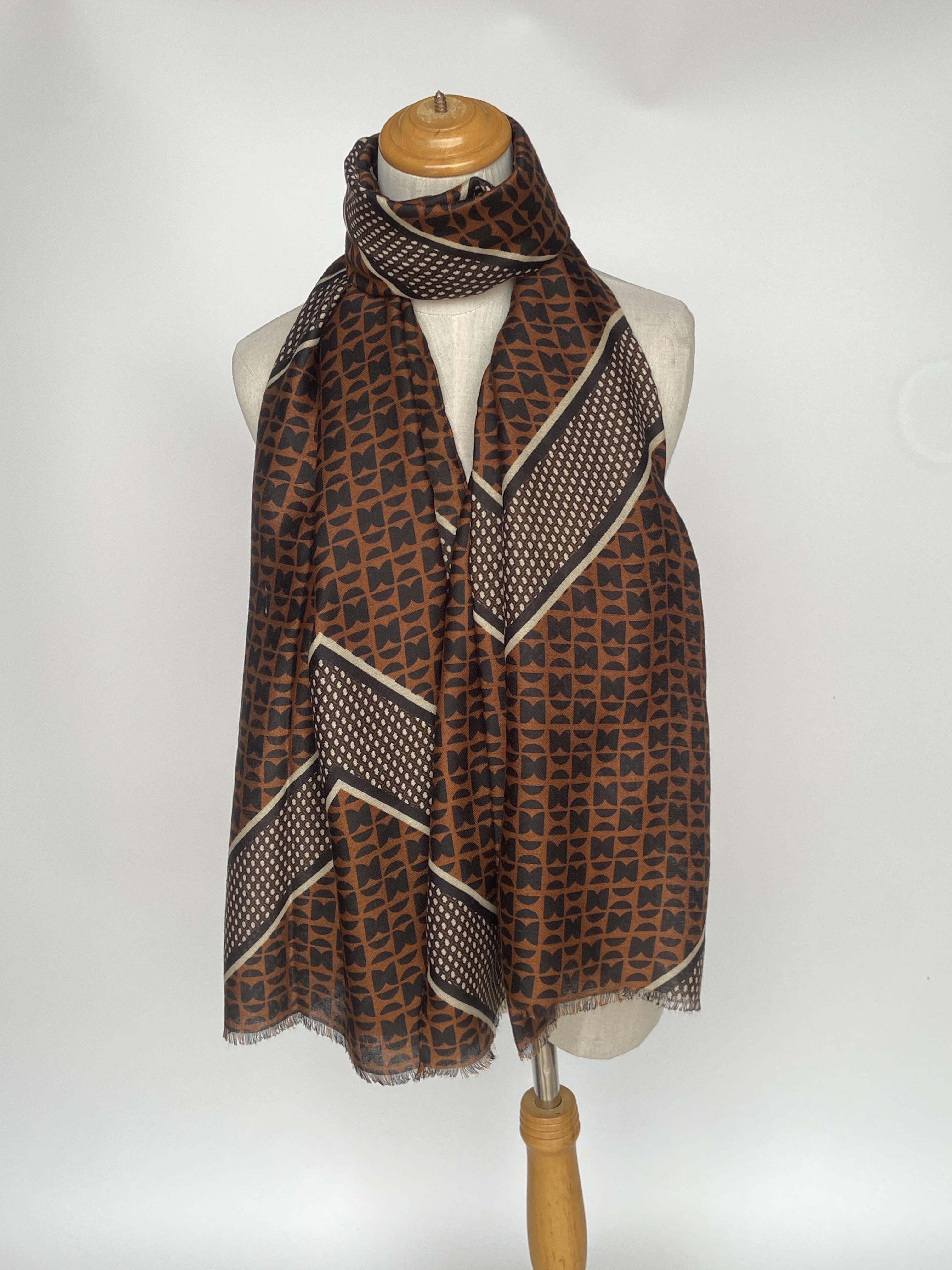Écharpes Accessoires Camel Mac moda 1442 #c Efashion Paris
