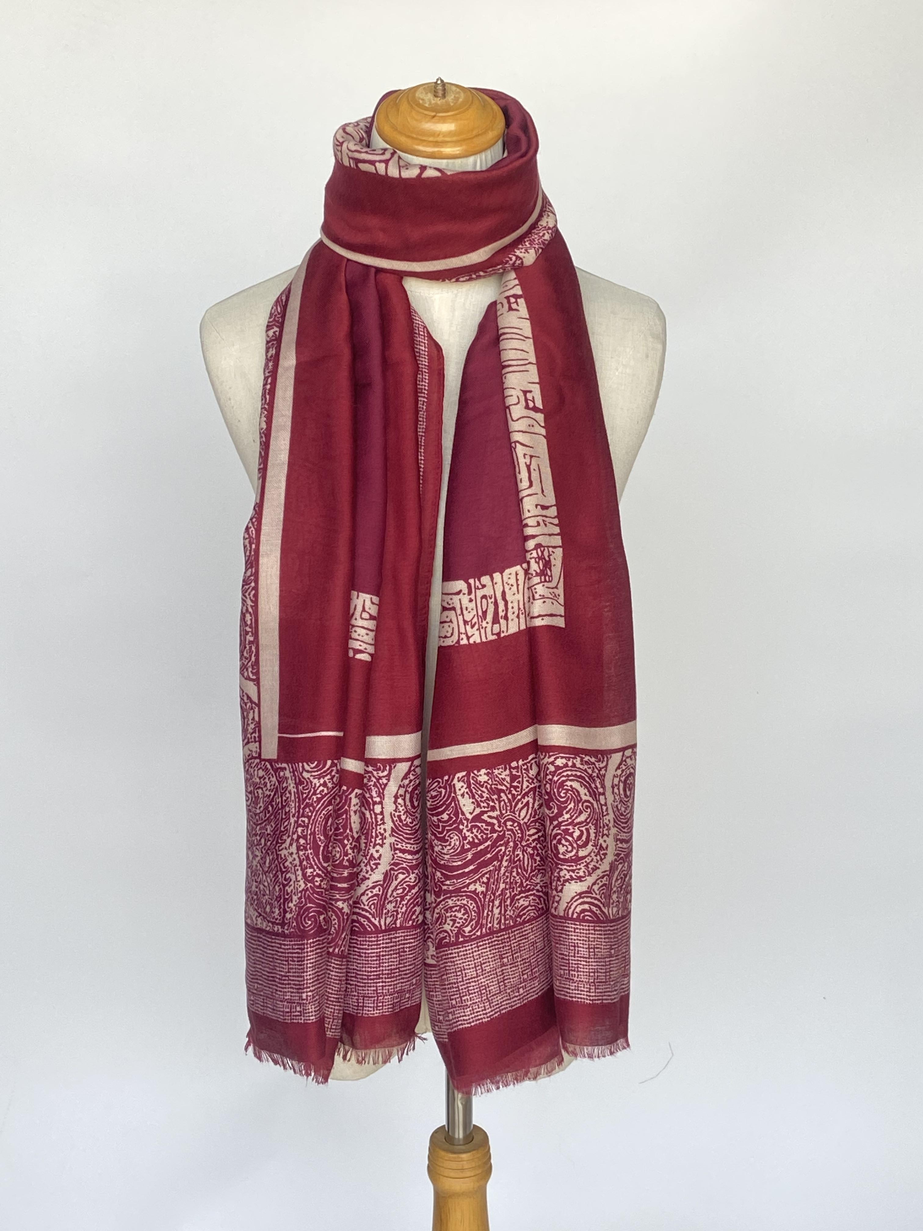 Bufandas Complementos Burgundy Mac moda 1443 #c Efashion Paris
