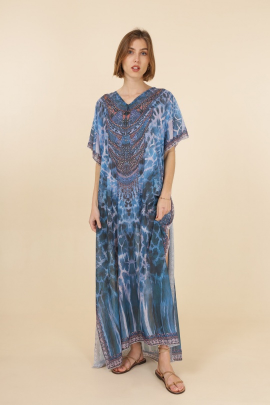 bcbg sequin caftan