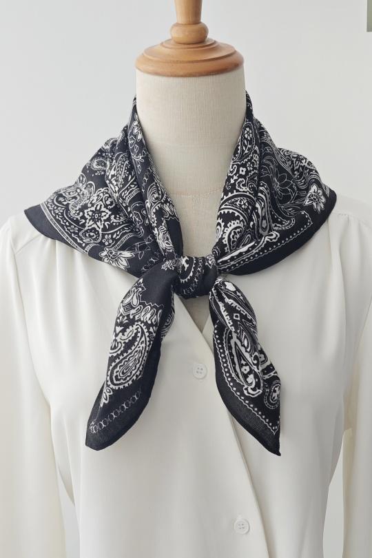 Foulards Accessoires Noir M&P ACCESSOIRES 68RZW151 Efashion Paris