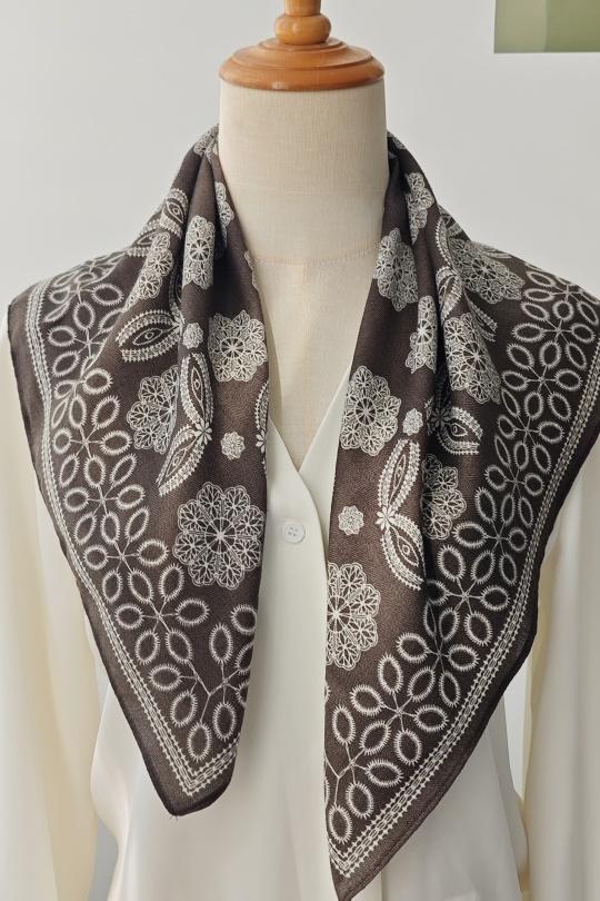 Foulards Accessoires Taupe M&P ACCESSOIRES 68RZW152 Efashion Paris