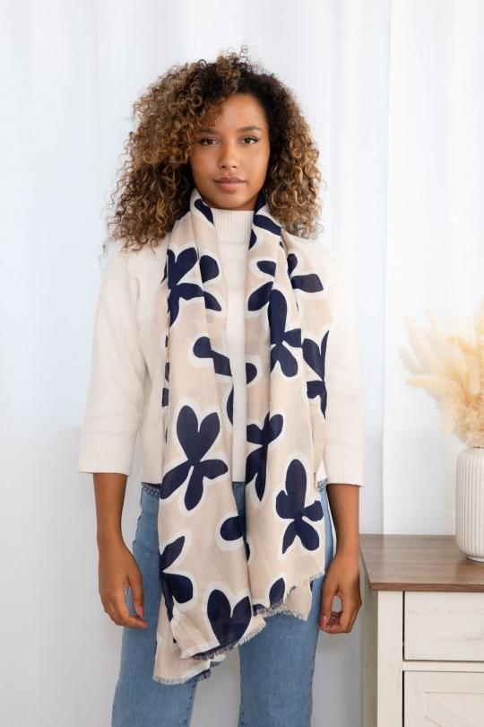 Foulards Accessoires Beige M&P ACCESSOIRES C236 Efashion Paris