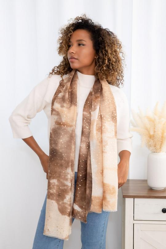 Foulards Accessoires Marron M&P ACCESSOIRES C243 Efashion Paris